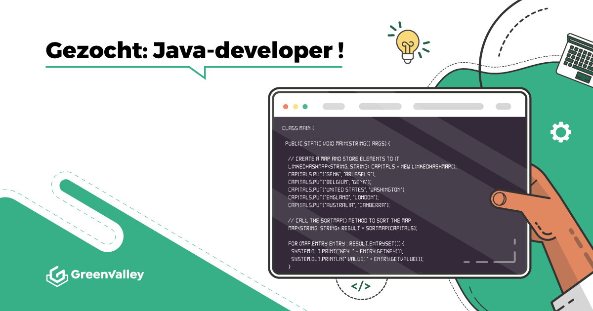 Vacature Java Developer: code